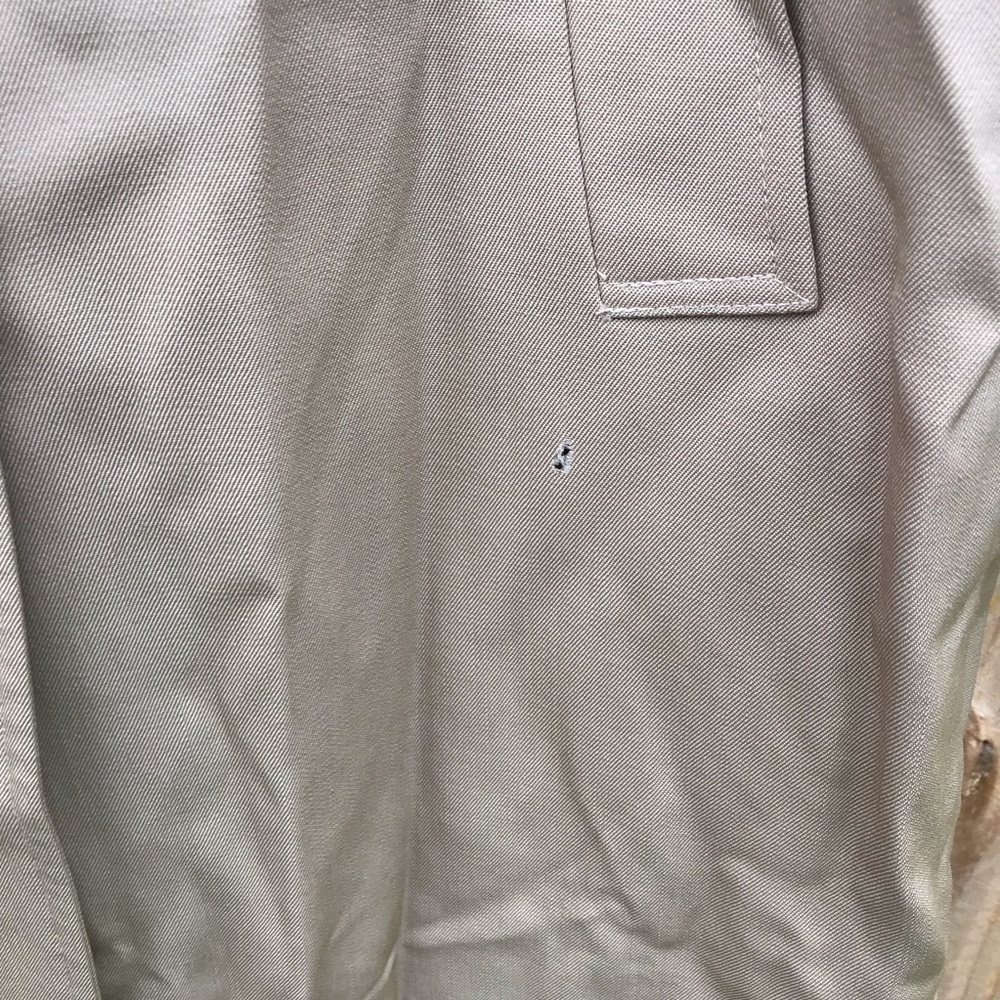 Vintage Allen Lolly Women’s Trench Coat Button Wool Lining - Picture 6 of 7